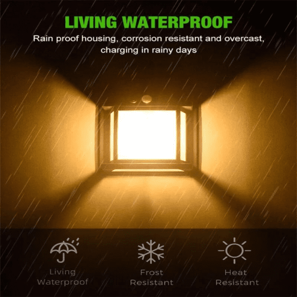 Outdoor Solar Light Weatherproof Solar lamp with Motion Sensor - Image 6