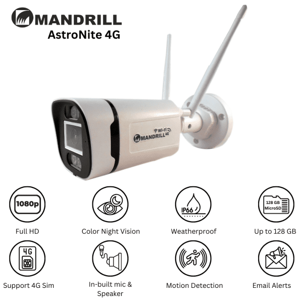 Mandrill AstroNite 4G - cctv camera with sim card A new model - Image 2